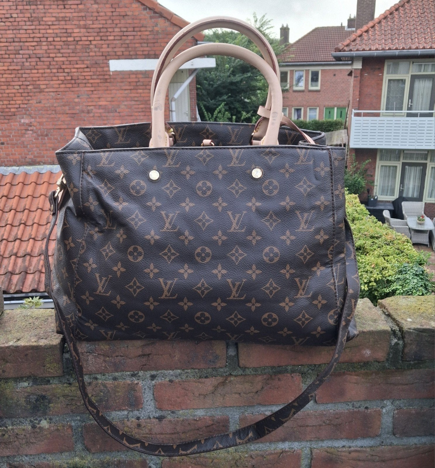 Louis vuitton, Ophalen of Verzenden, Zo goed als nieuw, Bruin, Handtas