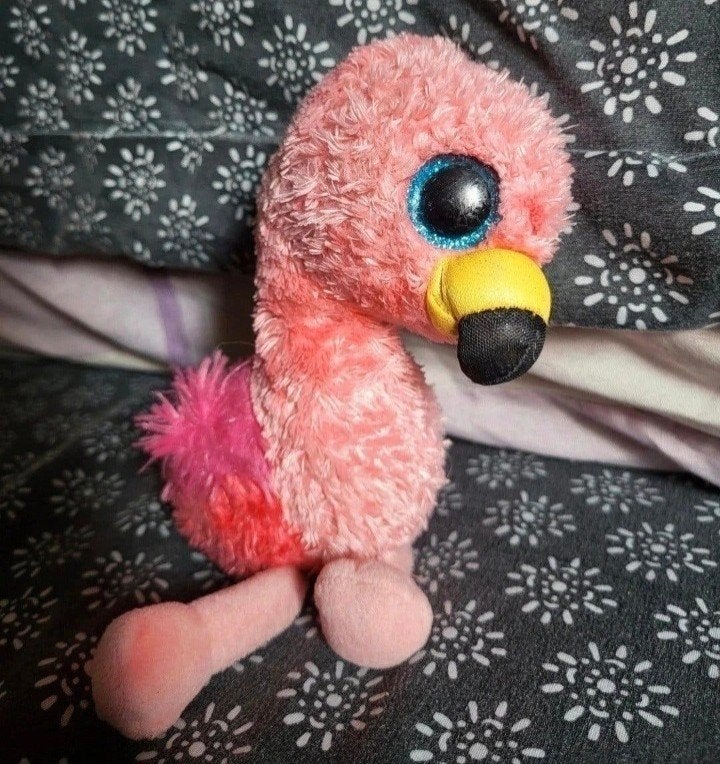 Ty flamingo knuffel, Ophalen of Verzenden, Zo goed als nieuw, Overige typen
