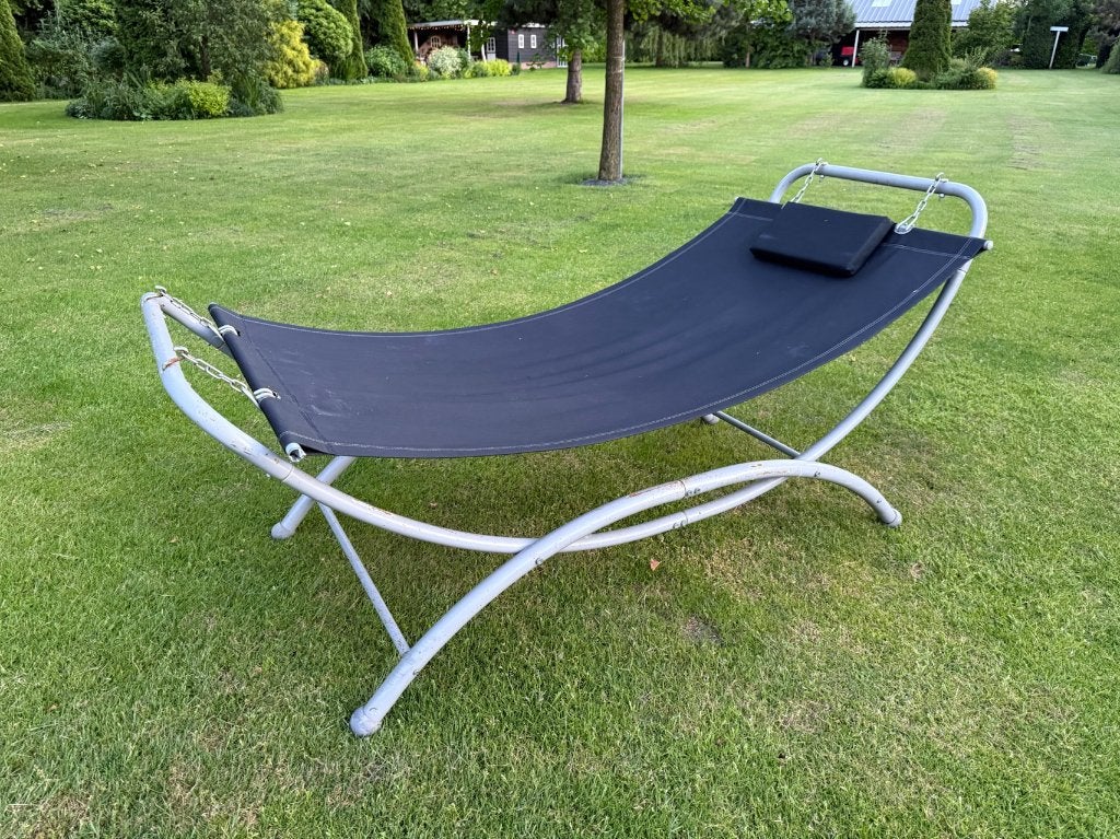 Hangmat op statief, Tuin en Terras, Hangmatten, Ophalen, Opvouwbaar, Meerpersoons, Zo goed als nieuw