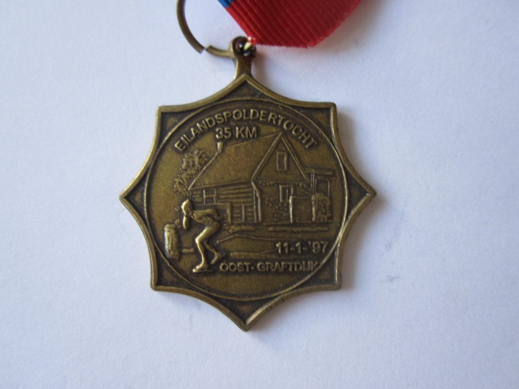 medaille schaatsen N.H., Ophalen of Verzenden, Overige materialen, Nederland
