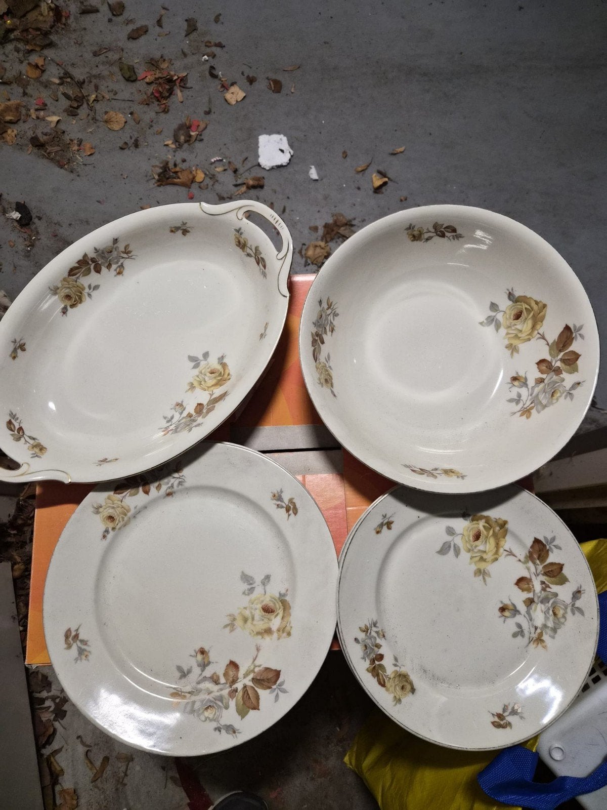 Vintage Bavaria Johann Seltmann Weiden servies - Rozen, Ophalen