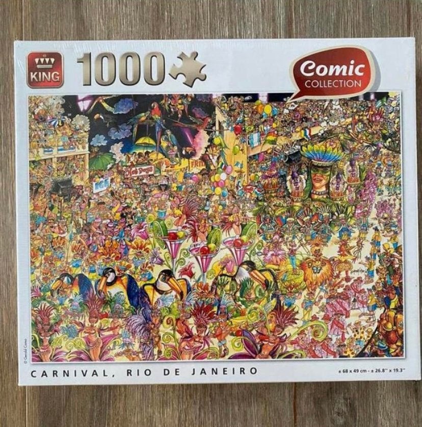 NIEUW King Legpuzzel, 1000 stukjes Comic Collection 55926, Ophalen of Verzenden, 500 t/m 1500 stukjes, Nieuw, Legpuzzel