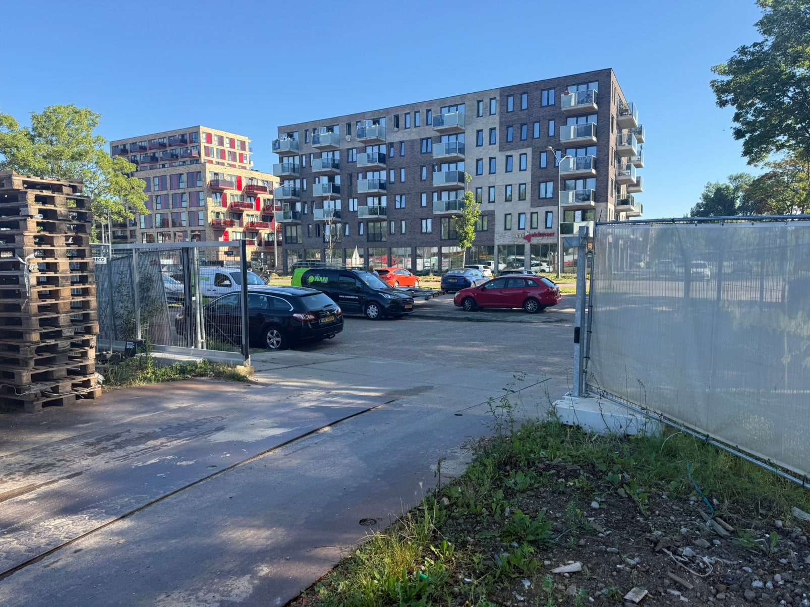 Elektrische schuifpoort 7 meter, Ophalen, Schuifpoort, Aluminium, Zo goed als nieuw