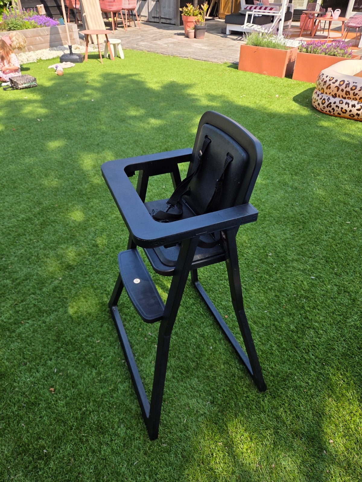 2x Puck Plain kinderstoel opvouwbaar - ideaal voor camping, Ophalen of Verzenden, Gebruikt, Inklapstoel, Gordel(s)
