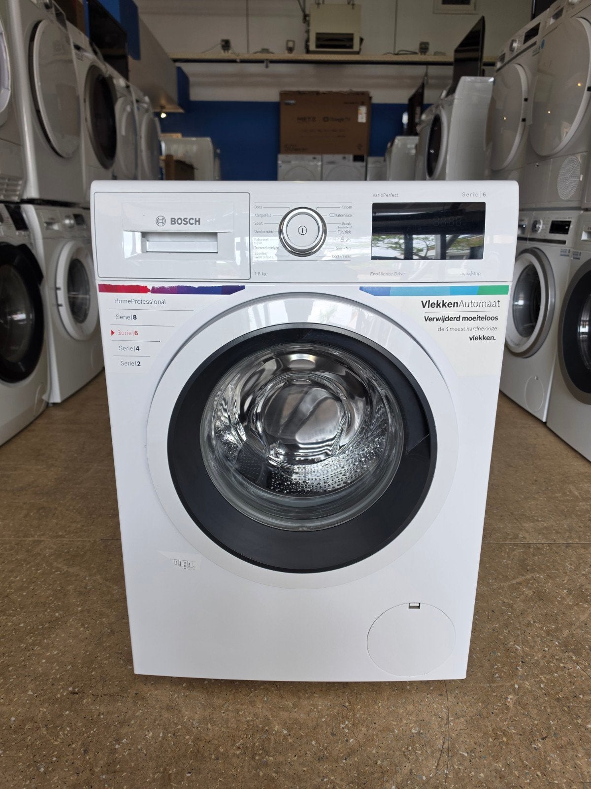 Bosch Serie 6 wasmachine | 8 kilo | A+++ | Gratis thuis 🚚✅️, Bosch, Jirnsum, 1200 tot 1600 toeren, 8 tot 10 kg