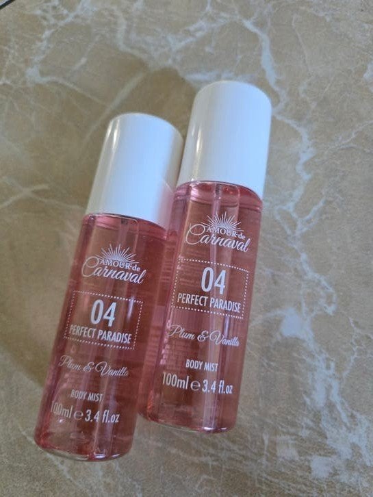 Amour de Carnaval Body Mist Perfect Paradise Plum & Vanilla, Verzenden, Nieuw