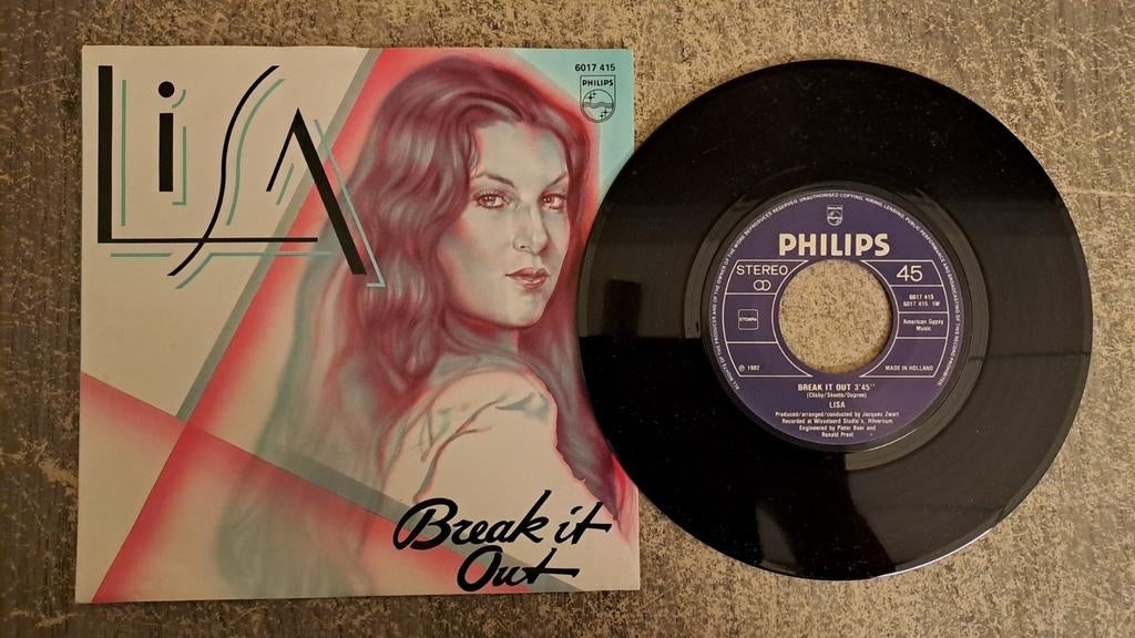 Lisa  - break it out, Gebruikt, 7 inch, Single, Ophalen of Verzenden