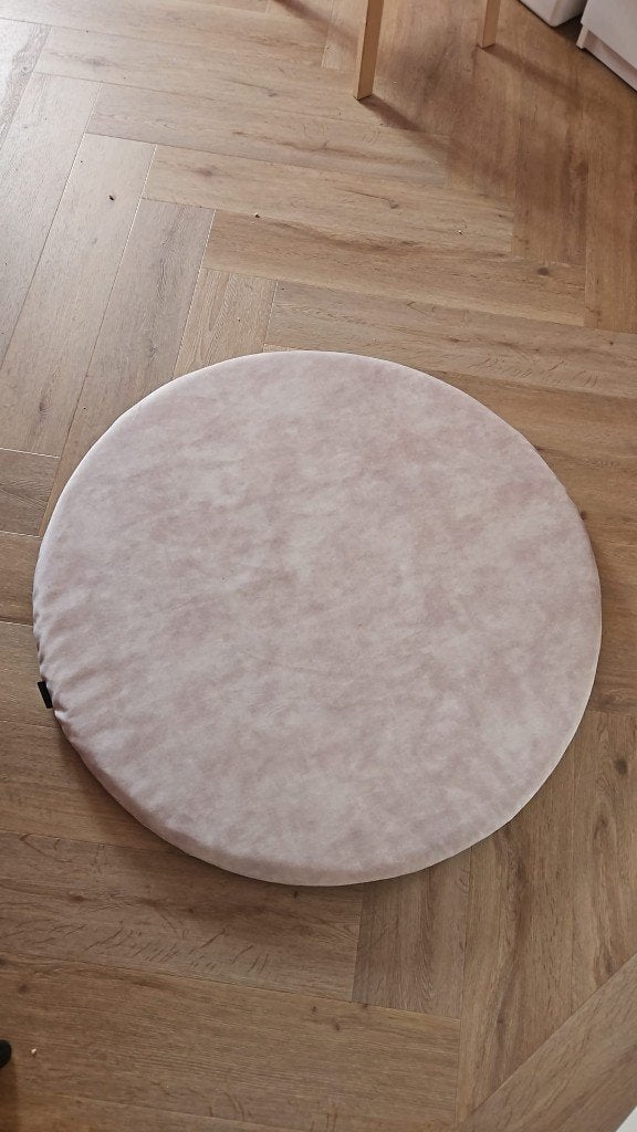 Boxmatras 90cm rond + twee hoezen, Ophalen, Zo goed als nieuw, Rond, Boxkleed