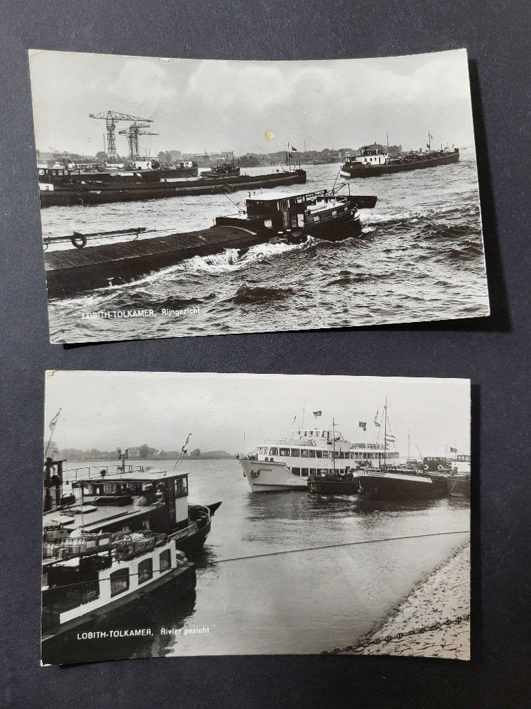 ansicht LOBITH TOLKAMER boten schepen, Ophalen of Verzenden, Voor 1920, Gelderland