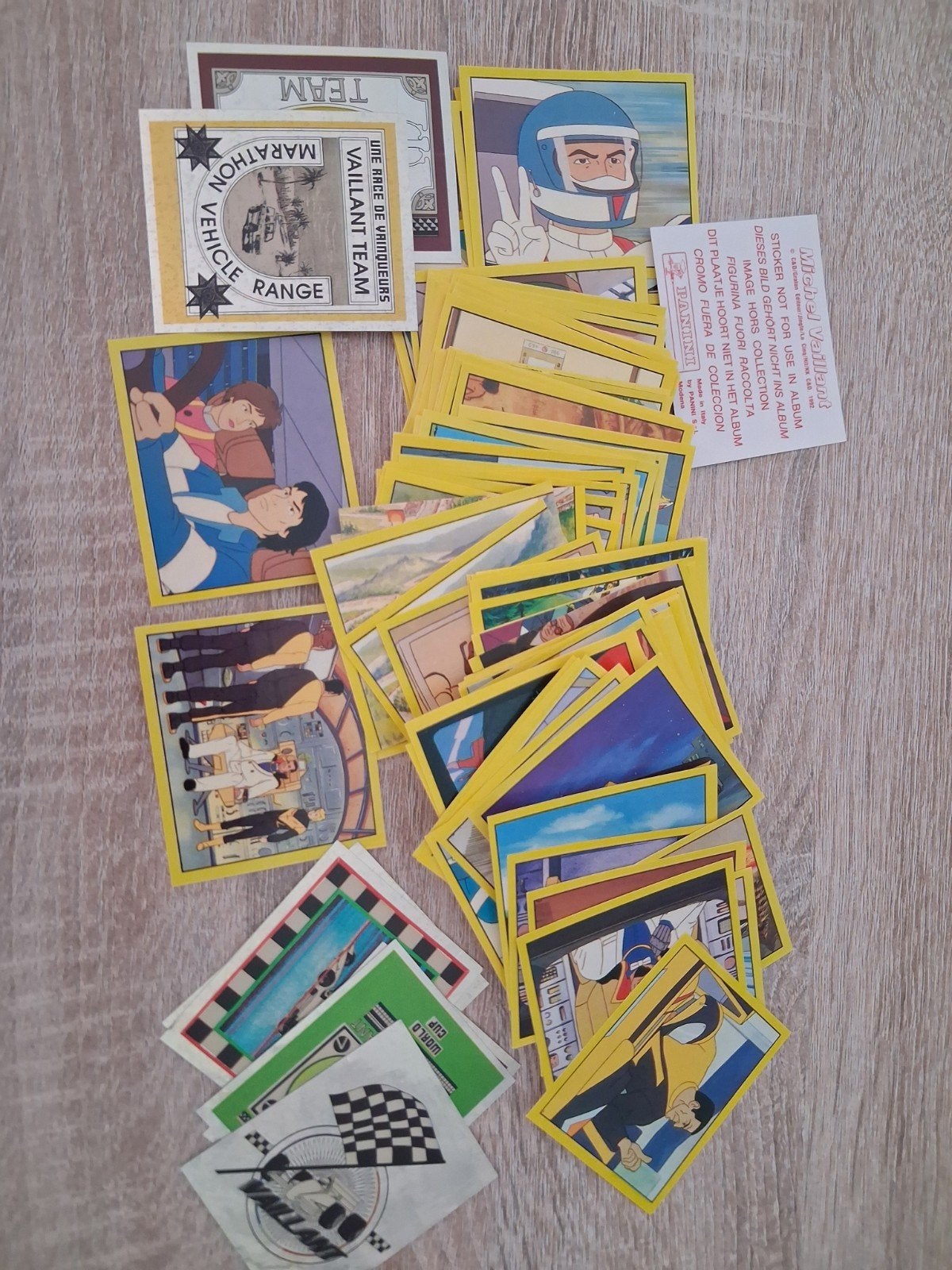 Panini Michel Vaillant stickers, Ophalen of Verzenden, Meerdere stickers