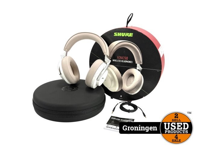 Shure AONIC 50 White - Draadloze noise cancelling koptelefoo, Flex Ltd., Zo goed als nieuw, https://flex.com/contact-us, Nobelstraat 10, 5807 GA Oostrum LB, Limburg, Nederland