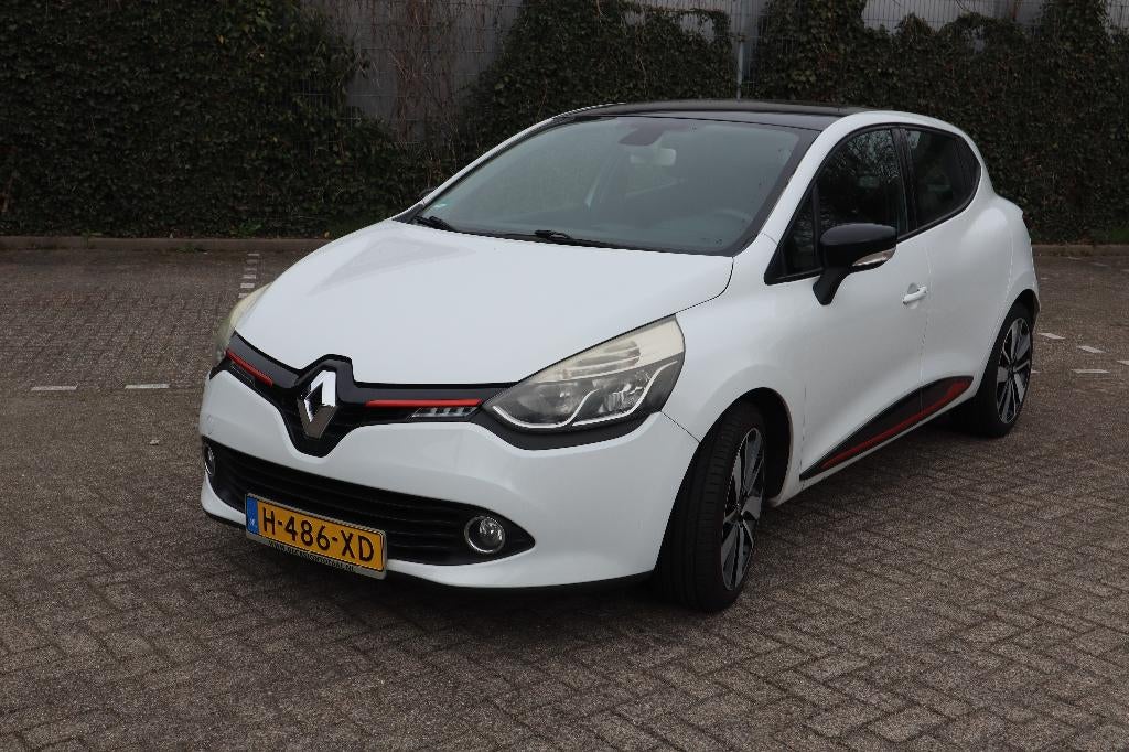 Renault Clio 0.9 TCE 90 5D ECO 2013 Wit, Voorwielaandrijving, Stof, 40 €/maand, Zwart