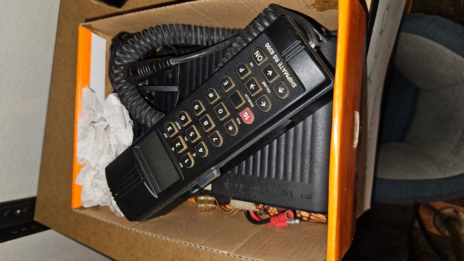 Shipmate RS8300 Marifoon, Ophalen of Verzenden, Gebruikt, Zender en Ontvanger