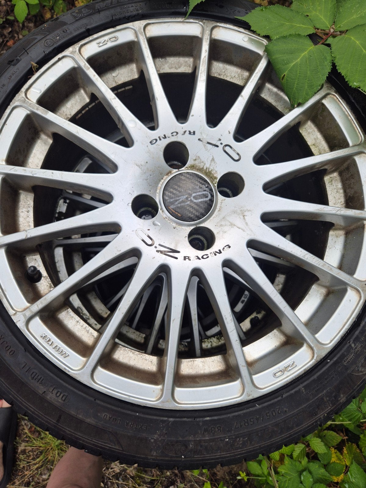 Oz racing velgen mer michelin zomerbanden, Auto-onderdelen, Ophalen, 17 inch, 205 mm, Band(en)