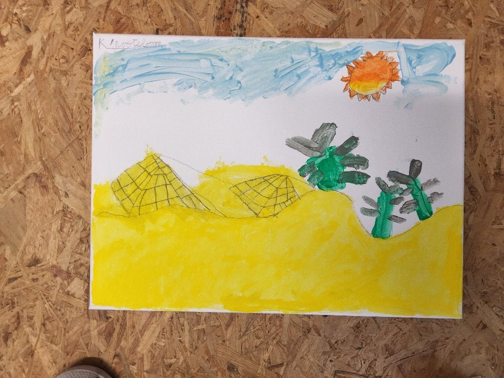 mooi schilderij, Doek, Realistisch, Ophalen of Verzenden, Gesigneerd