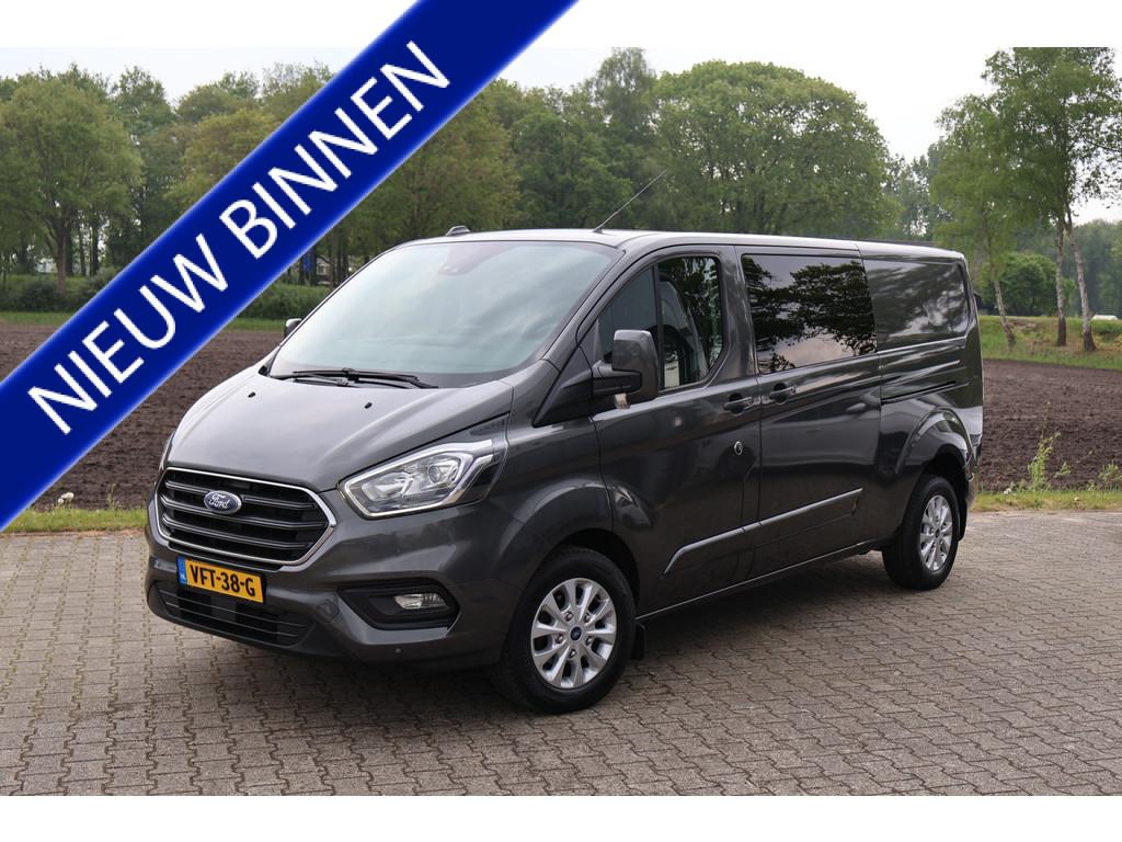 Ford Transit Custom 2.0 TDCI L2H1 AUTOMAAT Limited DC, 2x sc, Auto's, Bestelauto's, Bedrijf, Te koop, ABS, Airbags, Airconditioning