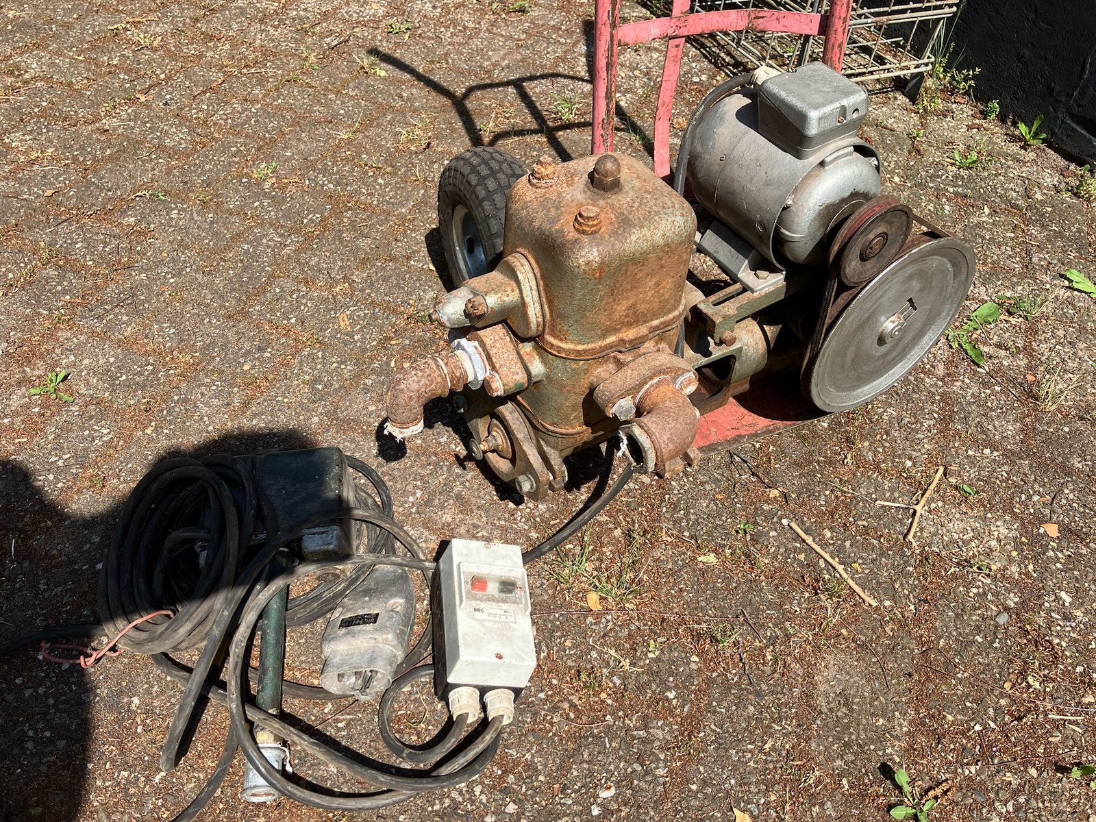 Osna waterpomp beregeningspomp bronpomp 380/400 v 3 fasen, Ophalen, Gebruikt, Elektrisch, Bronpomp