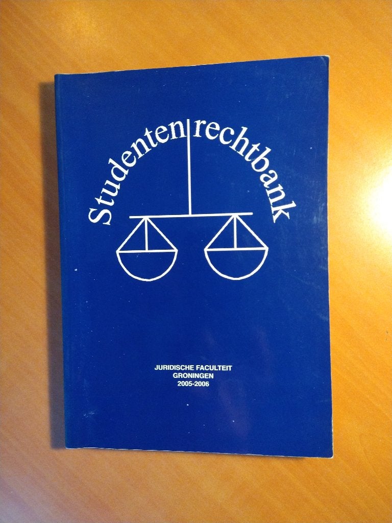 Studentenrechtbank 2005-2006, Ophalen of Verzenden, Zo goed als nieuw, Sociale wetenschap