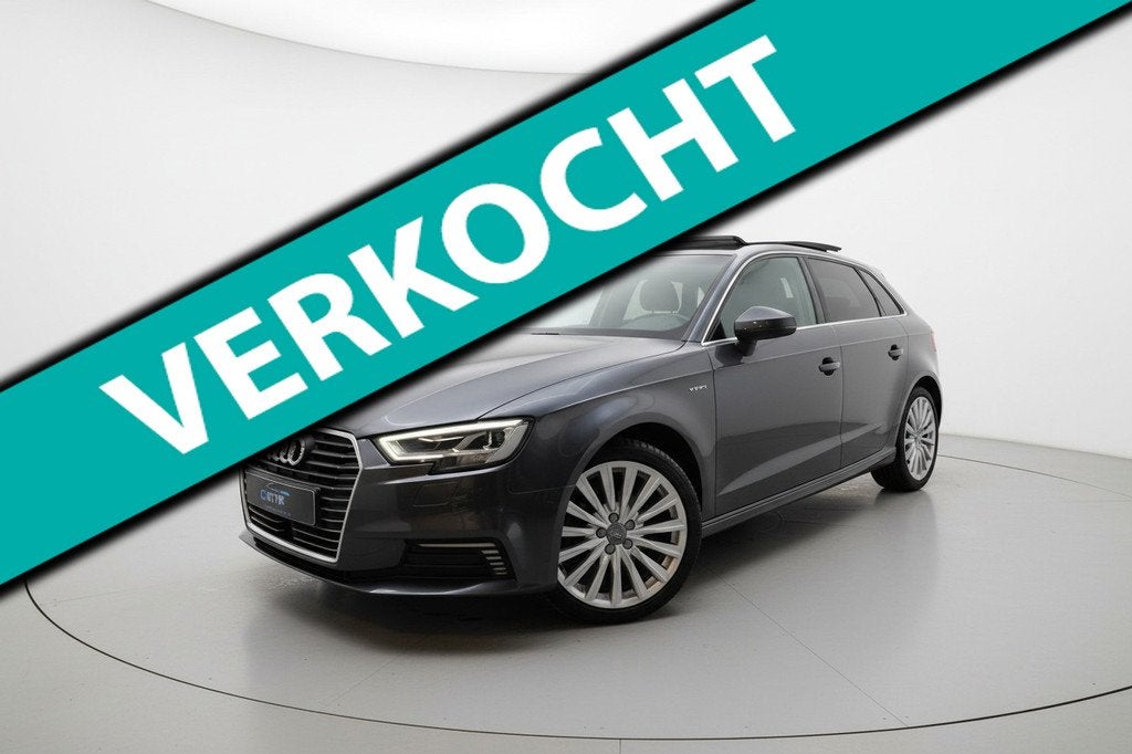 Audi A3 Sportback 1.4 e-tron 3x S LINE PANO VIRTUAL PDC ACC, Auto's, Audi, 8 kWh, Gebruikt, 4 cilinders, Automatische klimaatregeling
