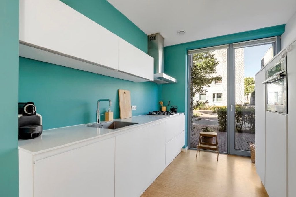 Raab Karcher keuken inclusief apparatuur – bouwjaar 2015, Ophalen, Gebruikt, Wit, Dubbelwandige keuken
