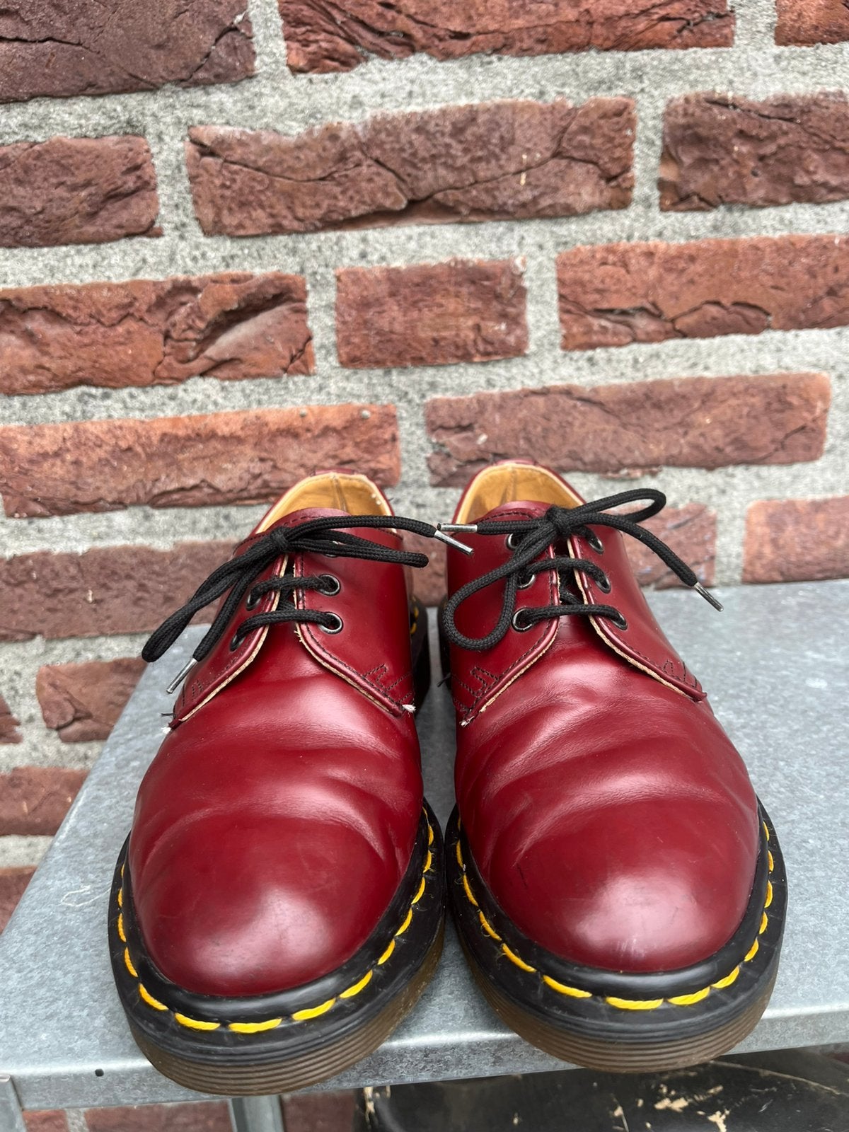 Dr. Martens 1461 MIE Cherry red maat Uk 3,5/ Eu 36,5, Dr. Martens, Docs, Docs, Lage of Enkellaarzen