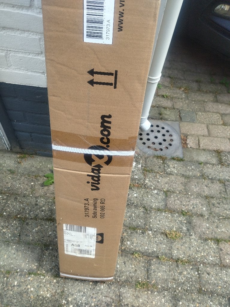 Windscherm 6 meter bij 1,8 meter, Tuin en Terras, Ophalen of Verzenden, Nieuw, Metaal, Overige typen