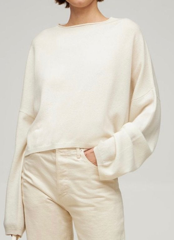 LOULOU STUDIO 100% CASHMERE TRUI, XS/S  (NEW €450)💖💖💖, Ophalen of Verzenden, Zo goed als nieuw, Maat 34 (XS) of kleiner, Beige