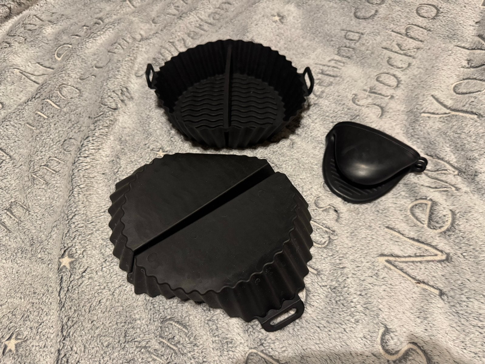 Airfryer siliconen bakjes en ovenwant, Ophalen of Verzenden, Zo goed als nieuw