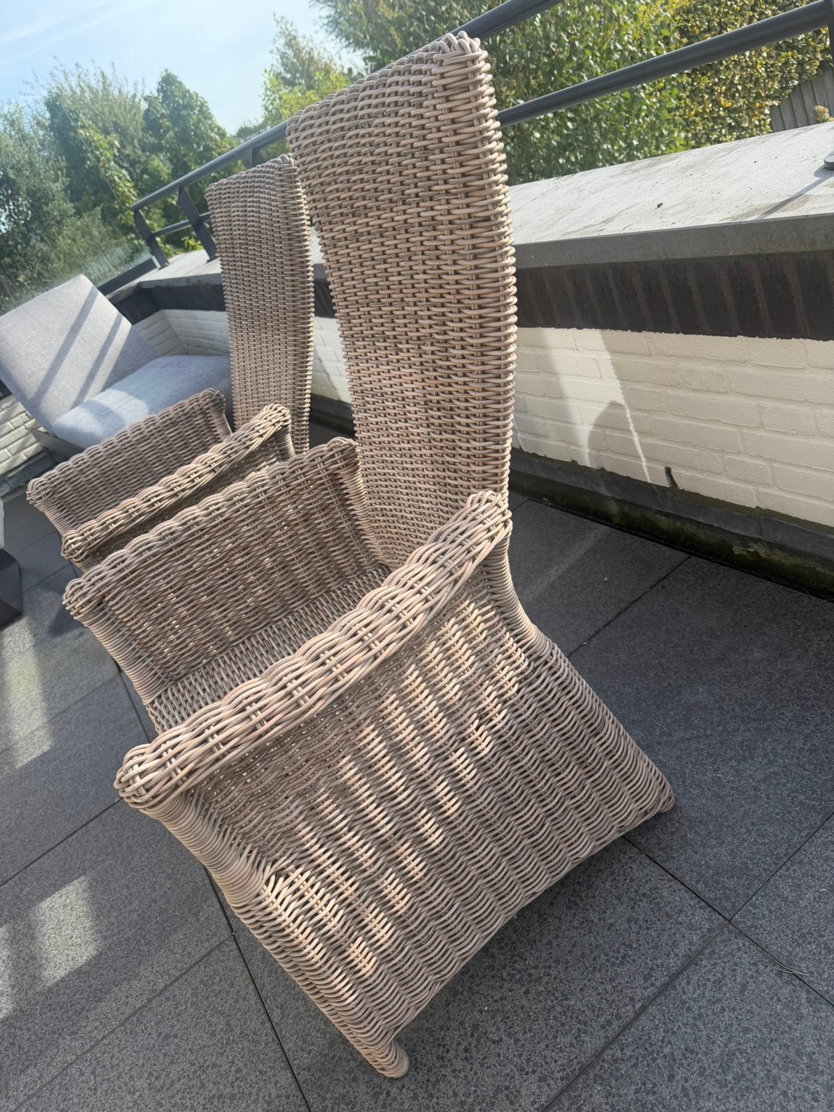 Verstelbare tuinstoelen 4, Ophalen, Gebruikt, Kunststof