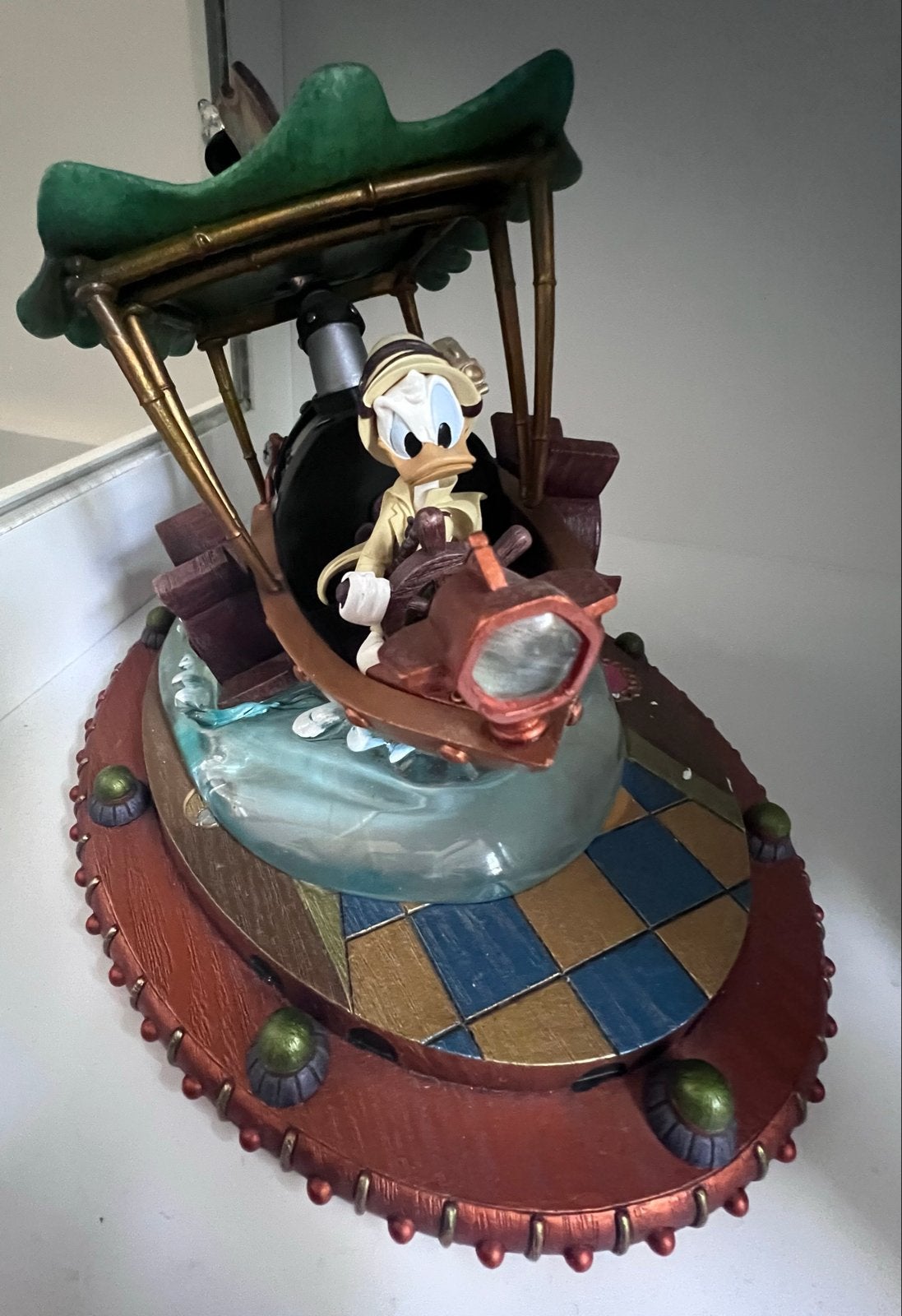 Disney Donald Duck Steampunk Beeldje, Ophalen of Verzenden, Donald Duck, Zo goed als nieuw, Beeldje of Figuurtje