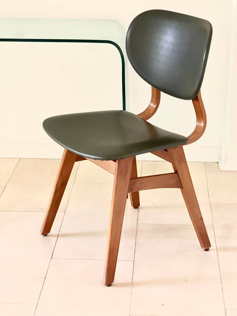 Vintage stoel skaileer groen retro, Overige kleuren, Eén, Ophalen, Retro, vintage