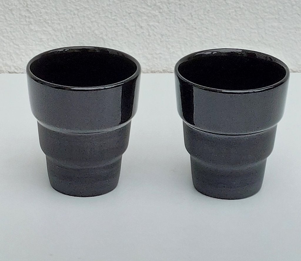 2 Espresso kopjes van Nespresso (240707), Nieuw, Ophalen of Verzenden, Overige stijlen, Kop(pen) en/of Schotel(s)