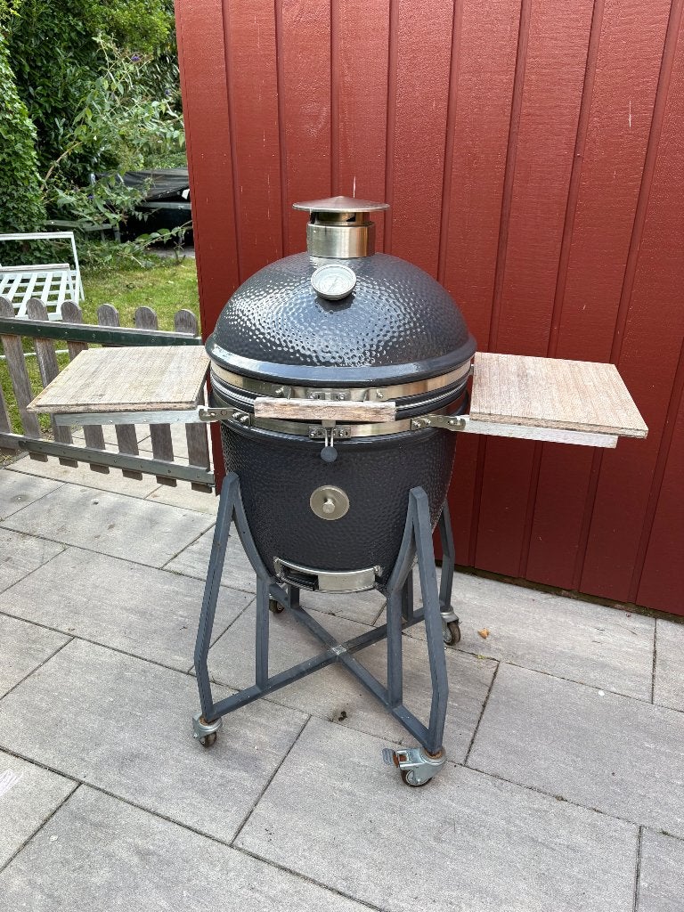 Grizzly Kamado Elite RVS large, Ophalen, Gebruikt, Grizzly Grills, Met accessoires
