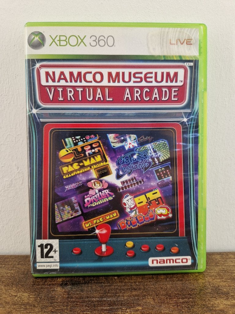 Namco museum virtual arcade xbox 360, Gebruikt, Gekoppelde computers, -, Ophalen of Verzenden