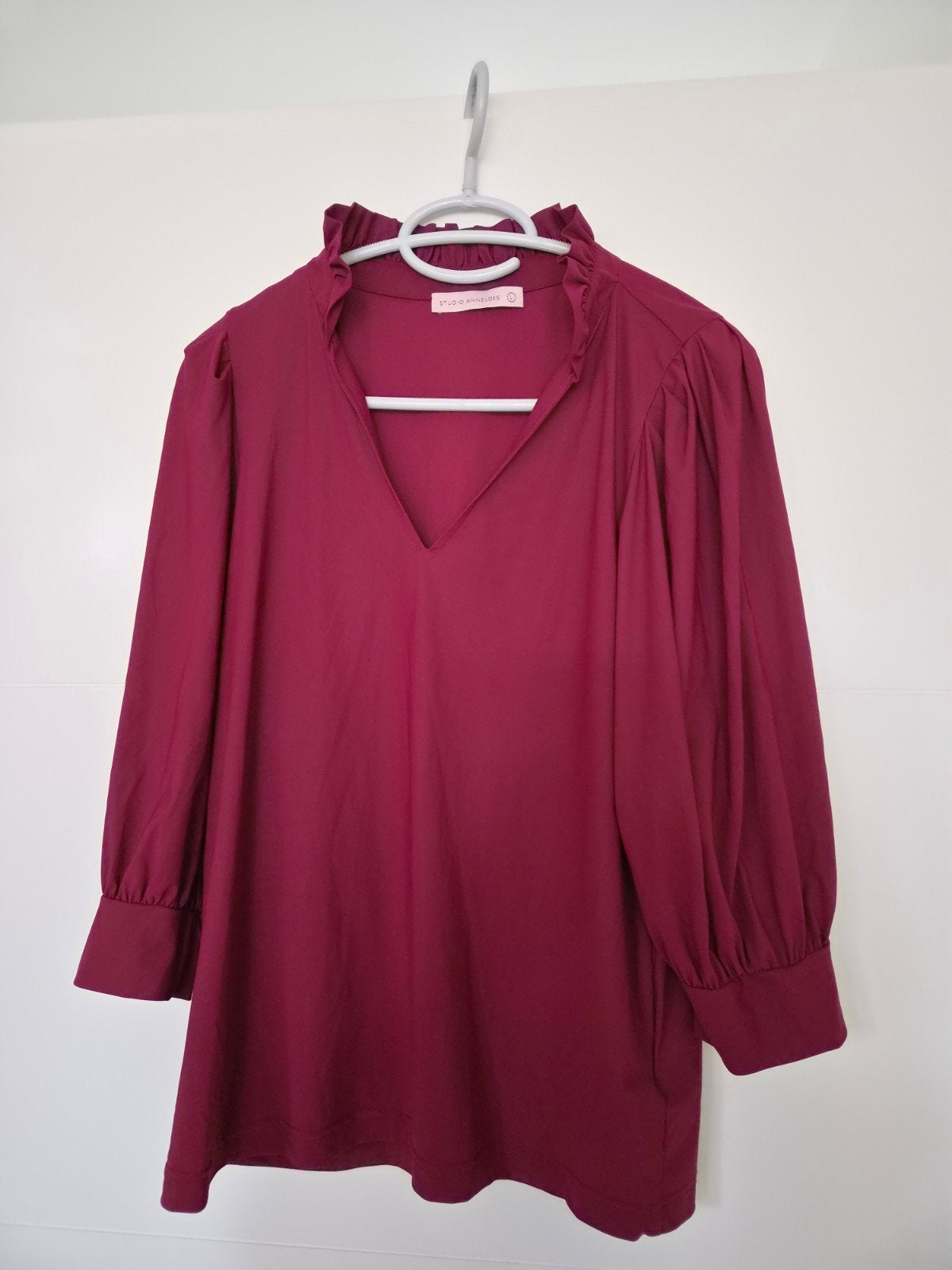 Studio Anneloes blouse bordeauxrood maat L, Studio Anneloes, Maat 42/44 (L), Ophalen of Verzenden, Zo goed als nieuw