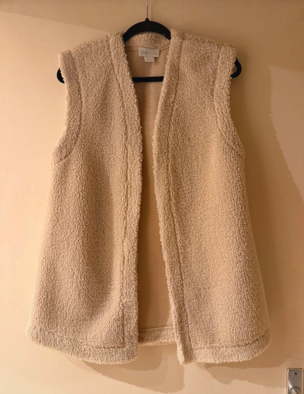 Mooi lang gilet van Cotton Club in maat XS., Verzenden, Zo goed als nieuw, Maat 34 (XS) of kleiner, Beige