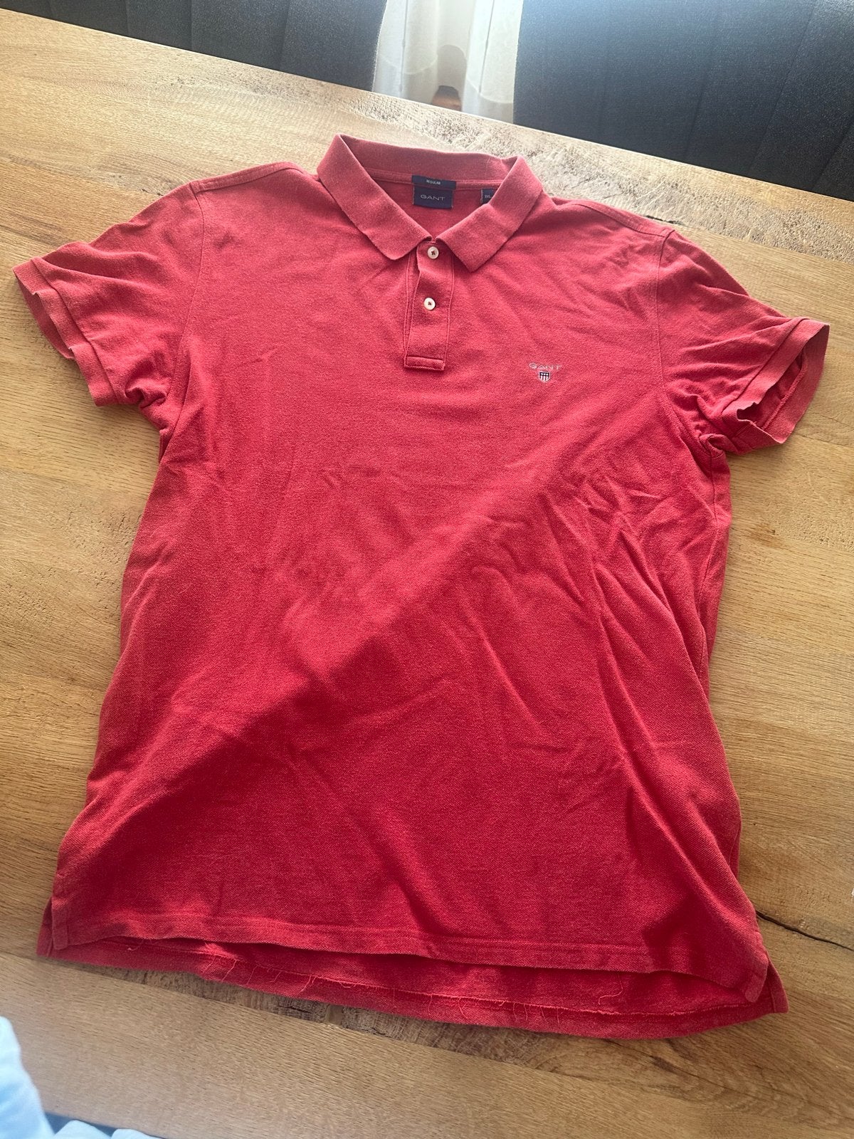 Gant Polo Rood Maat XXXL Regular Fit, Ophalen of Verzenden, Gedragen, Overige maten, Rood