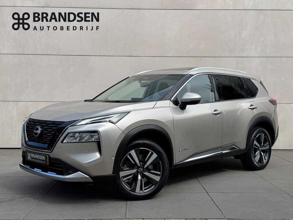 Nissan X-Trail 1.5 e-4orce Tekna Plus 4WD 7p. Pano-ACC-360-K, Auto's, Nissan, Automaat, 1497 cc, Gebruikt, Automatische klimaatregeling