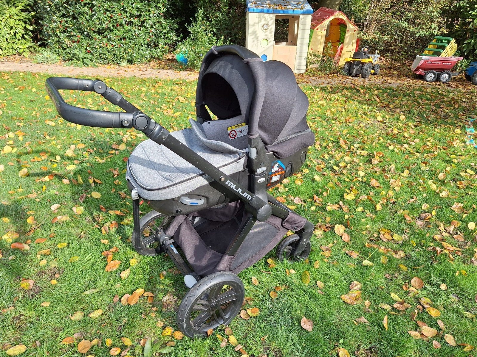 Jane Muum kinderwagen met reiswieg (kan op achterbank), Ophalen, 0 t/m 13 kg, Overige merken, Autogordel