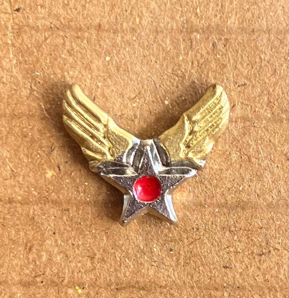 WW2 US Army Air Corps Honorable Discharge Button, Ophalen of Verzenden, Landmacht, Amerika, Embleem of Badge