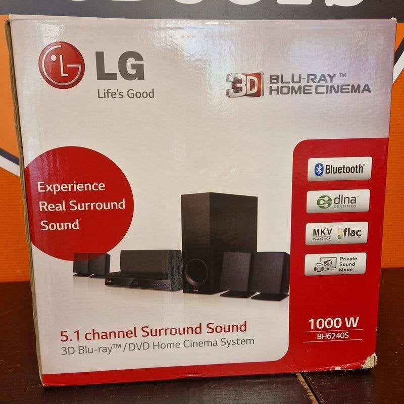 LG home cinema 5.1 bh6240s || Nu Voor Maar €149,99, Overige merken, Soundbar, Blu-ray-speler, 70 watt of meer