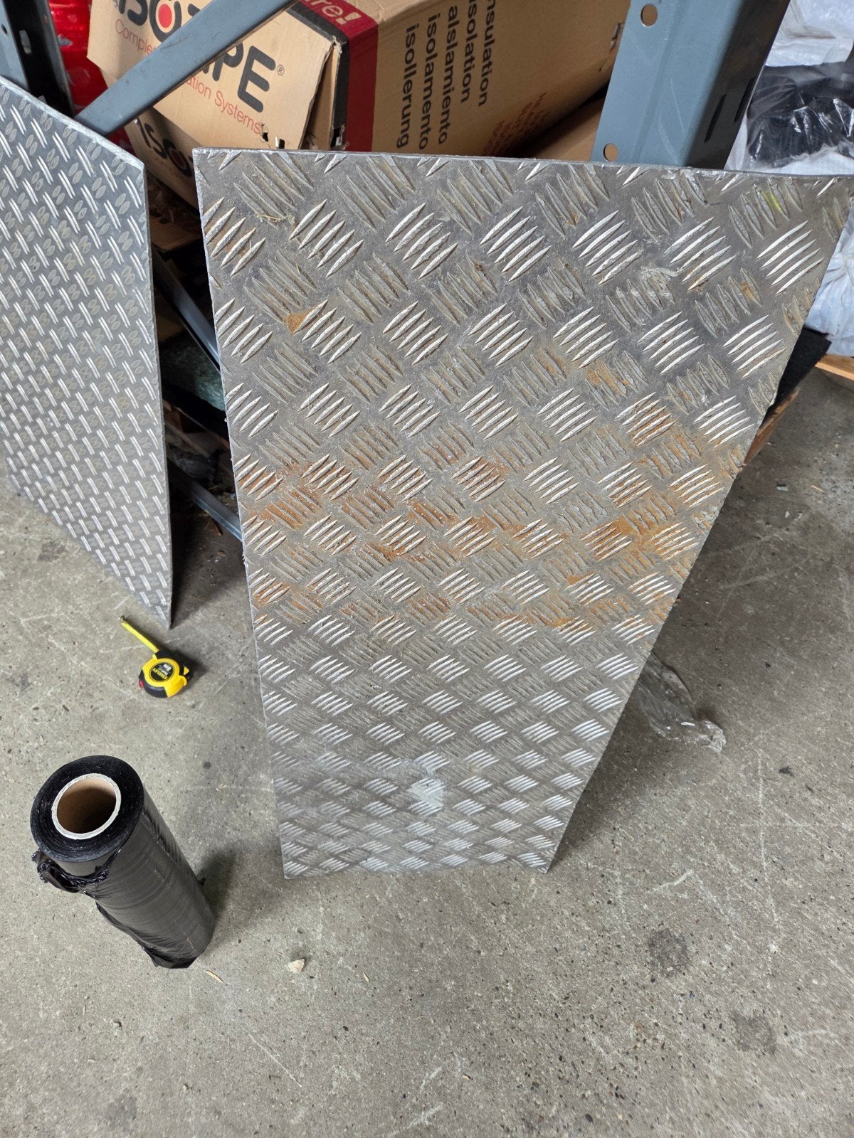 Aluminium Traanplaat Profiel 40x102 cm, 4mm dik, Ophalen of Verzenden, Gebruikt, Aluminium