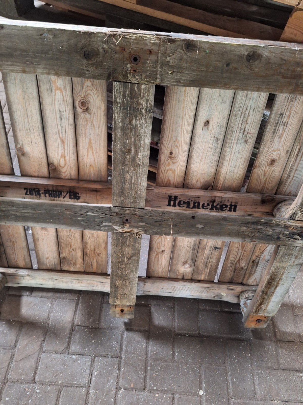 Heineken orginele houten pallet, Ophalen of Verzenden