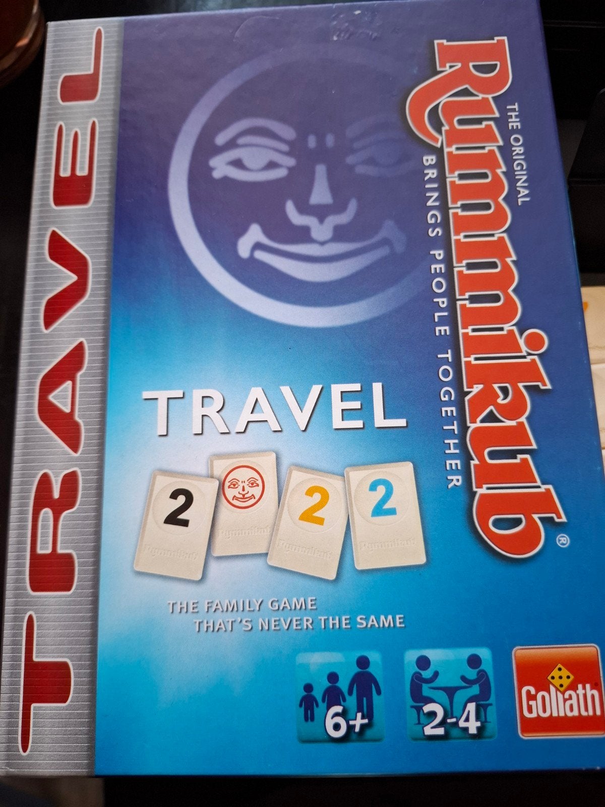 rummikub travel, Hobby en Vrije tijd, Goliath, Ophalen of Verzenden, Zo goed als nieuw, Een of twee spelers