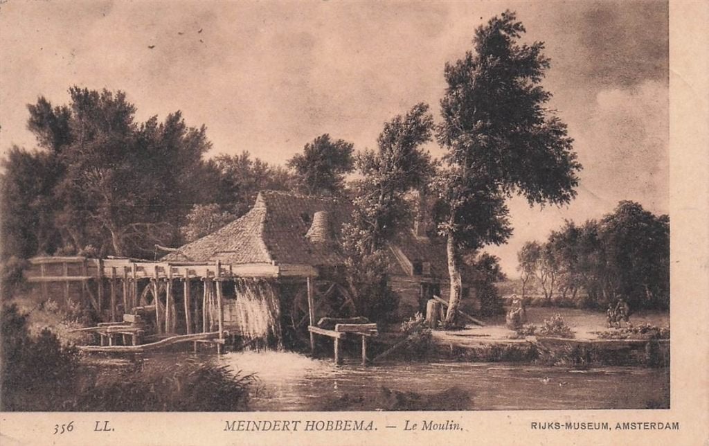 703-298-021 Meindert Hobbema Le Moulin Rijks-Museum Amsterd, Verzenden, Voor 1920, Noord-Holland