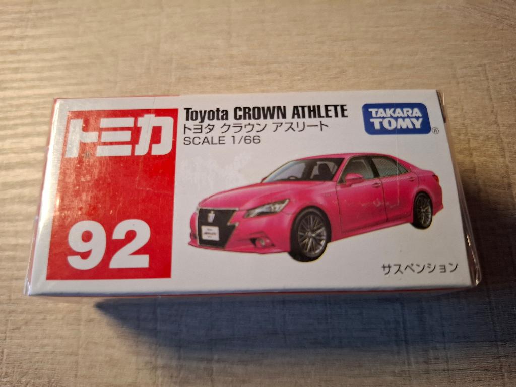 Tomica 92 - Toyota Crown Athlete [roze] 1/66 MIB, Ophalen of Verzenden, Nieuw, Auto