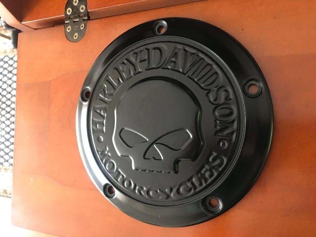 WILLIE G SKULL PRIMARY COVER DERBY KOPELLING DEKSEL H.D, Motoren, Onderdelen | Harley-Davidson, Verzenden