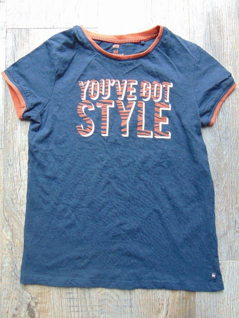 WE T-shirt donker blauw maat 146 shirt korte mouwen, Kinderen en Baby's, Kinderkleding | Maat 146, WE, Meisje, Ophalen of Verzenden
