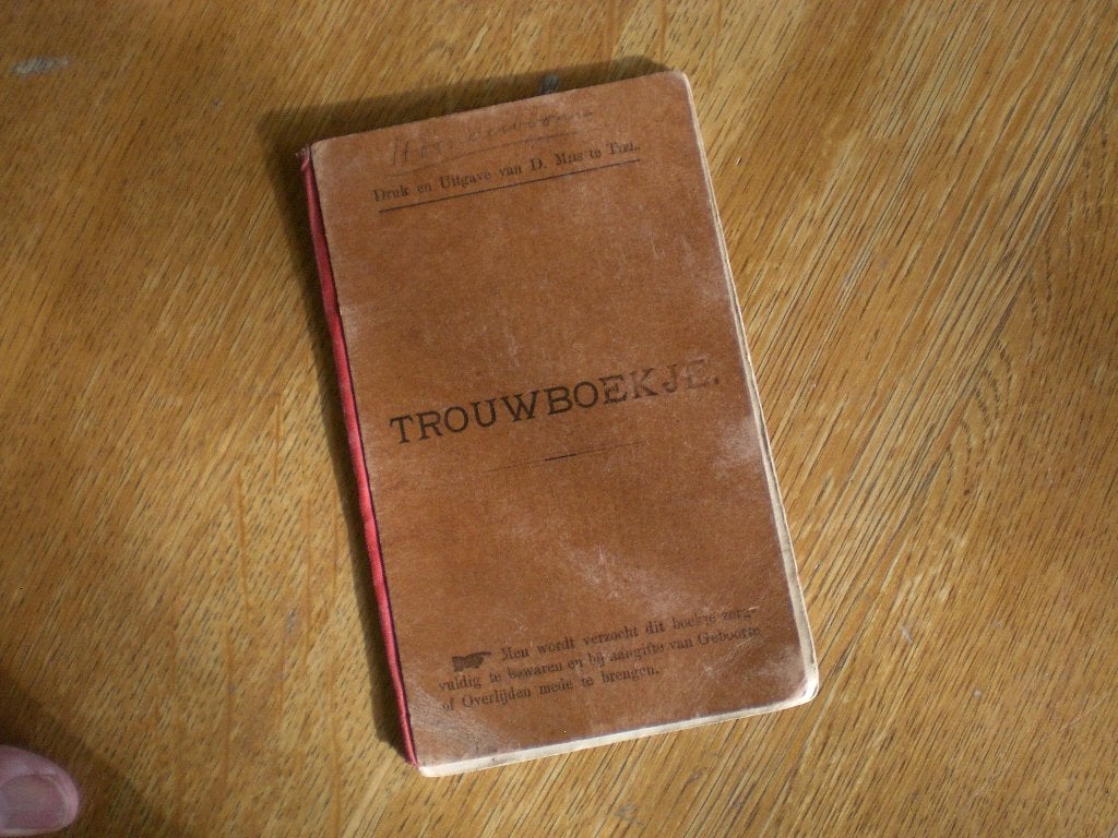 oud 1910 trouwboekje Lichtenvoorde, Ophalen of Verzenden