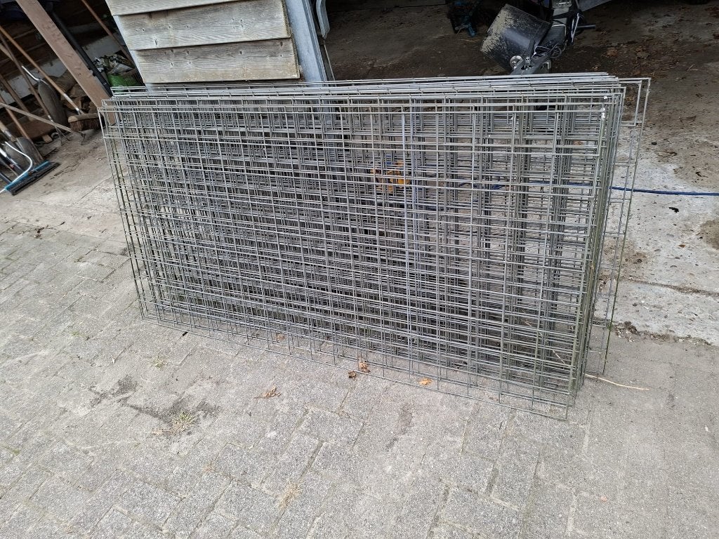 Gaaspanelen 90 x 180 cm, maas 10 x 10 cm. 15 stuks, Tuin en Terras, Ophalen, Zo goed als nieuw, 20 meter of meer, Raster